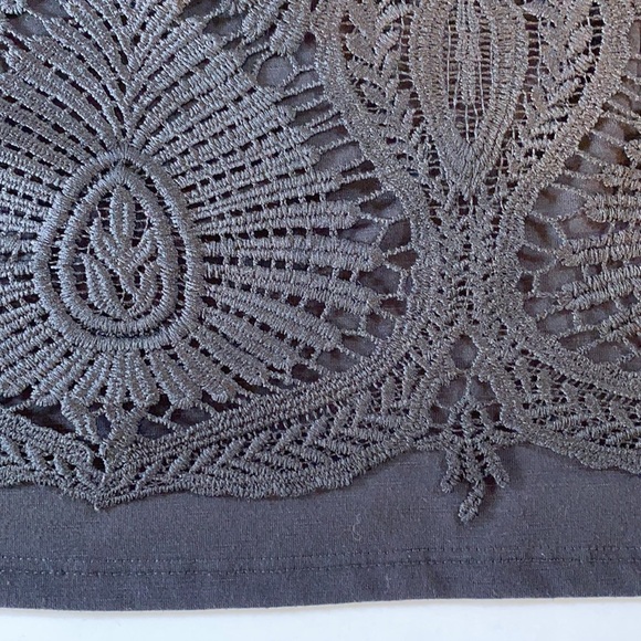 Lane Bryant Black Crochet Lace Tank Size 18/20 - Picture 6 of 10